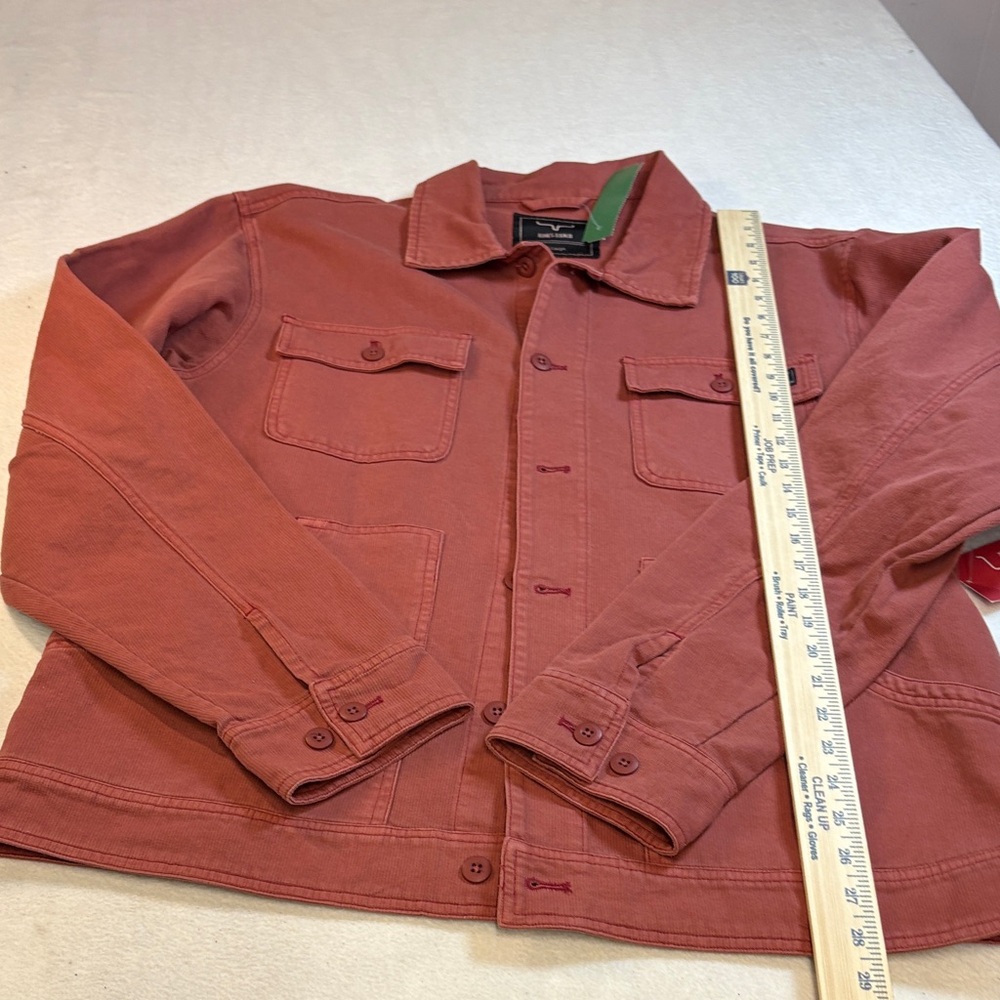 NWT Kimes Ranch Men's Rust Red Lightweight Shirt Jacket